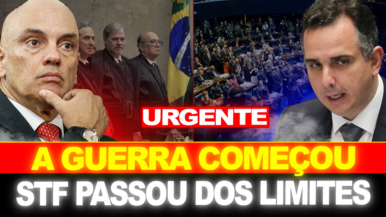 BOMBA !! SENADO TOMA DECISÃO INESPERADA !! STF ENCURRALADO... GUERRA PELO PODER !