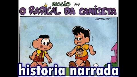 Cascão em-O radical da camiseta | Gibis do Rapha