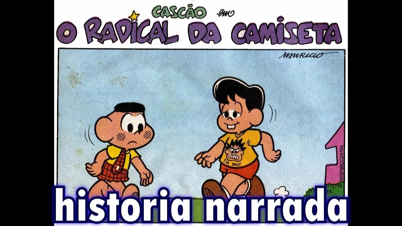 Cascão em-O radical da camiseta | Gibis do Rapha