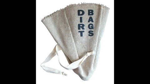 DIRT IN A BAG UNDER THE SAND! WHY?