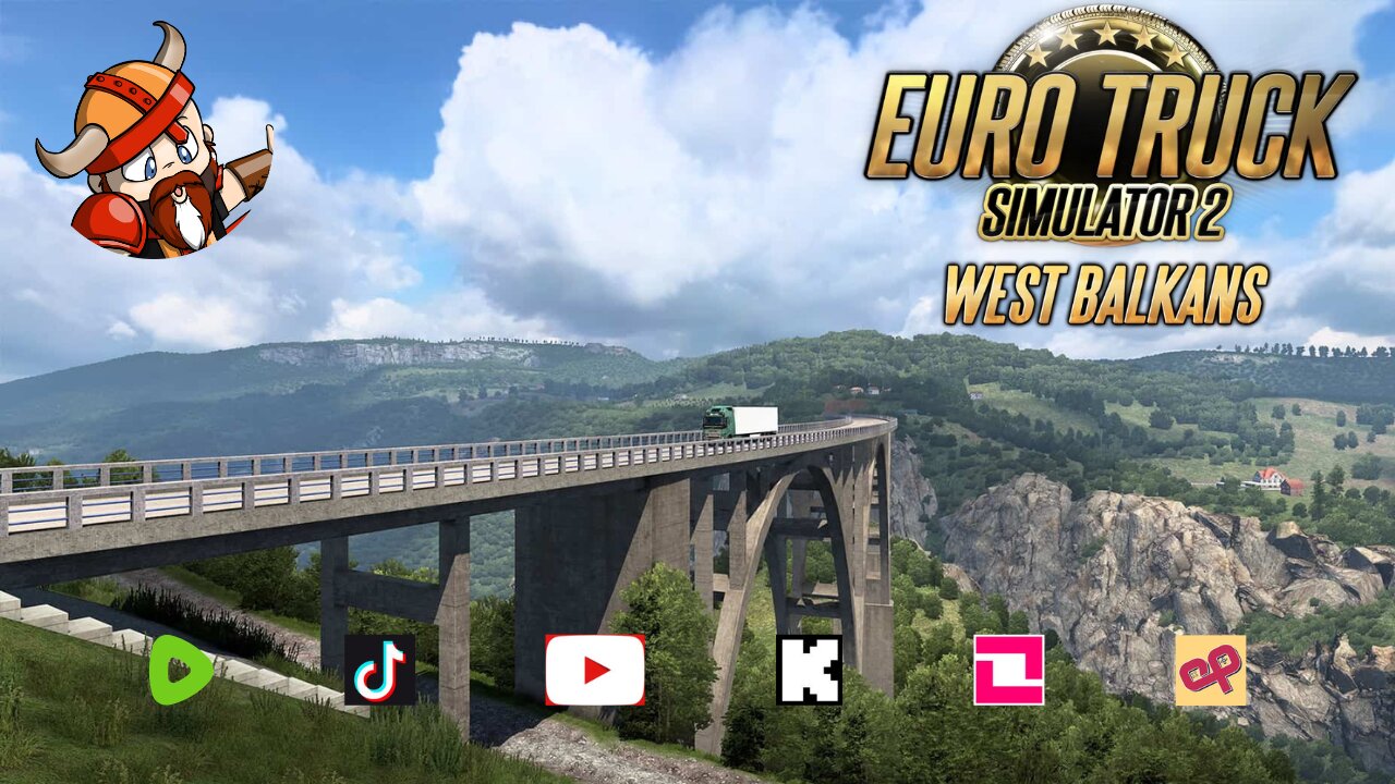 Hitting the road and probably eachother in #eurotrucksimulator2 with @ScandinavianWolf