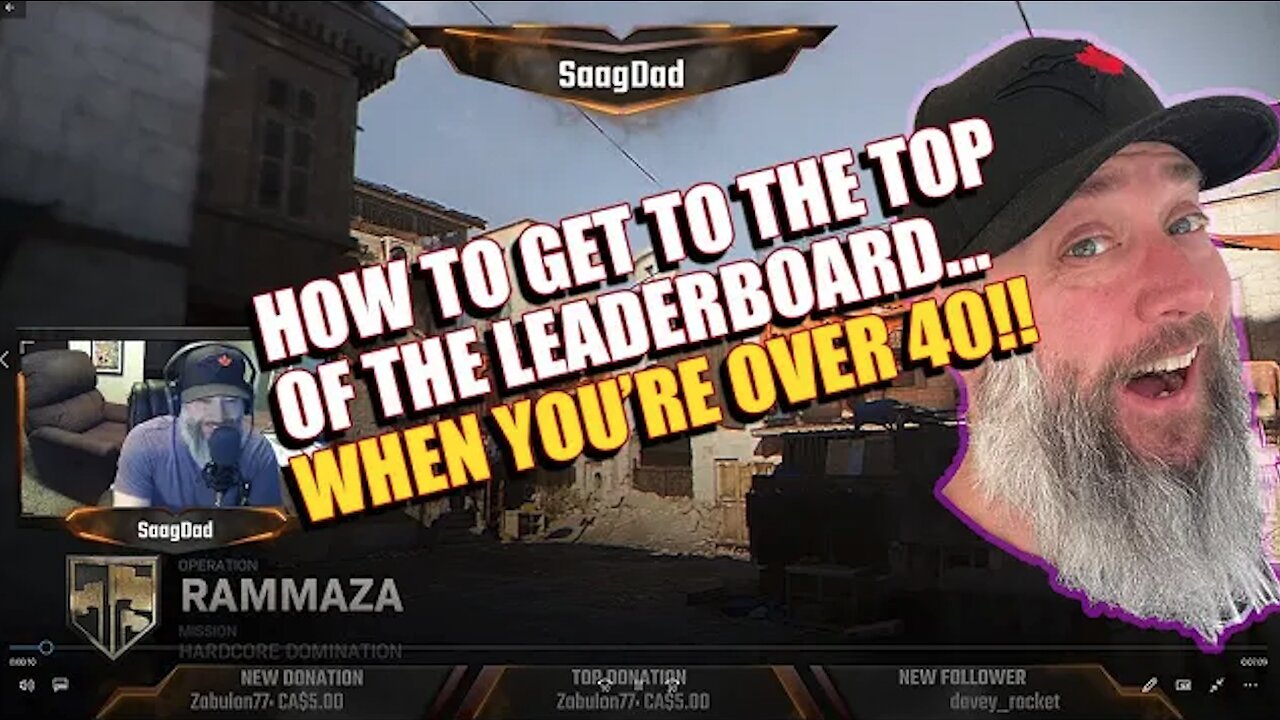 How to get to the top of the leaderboard when you're over 40!