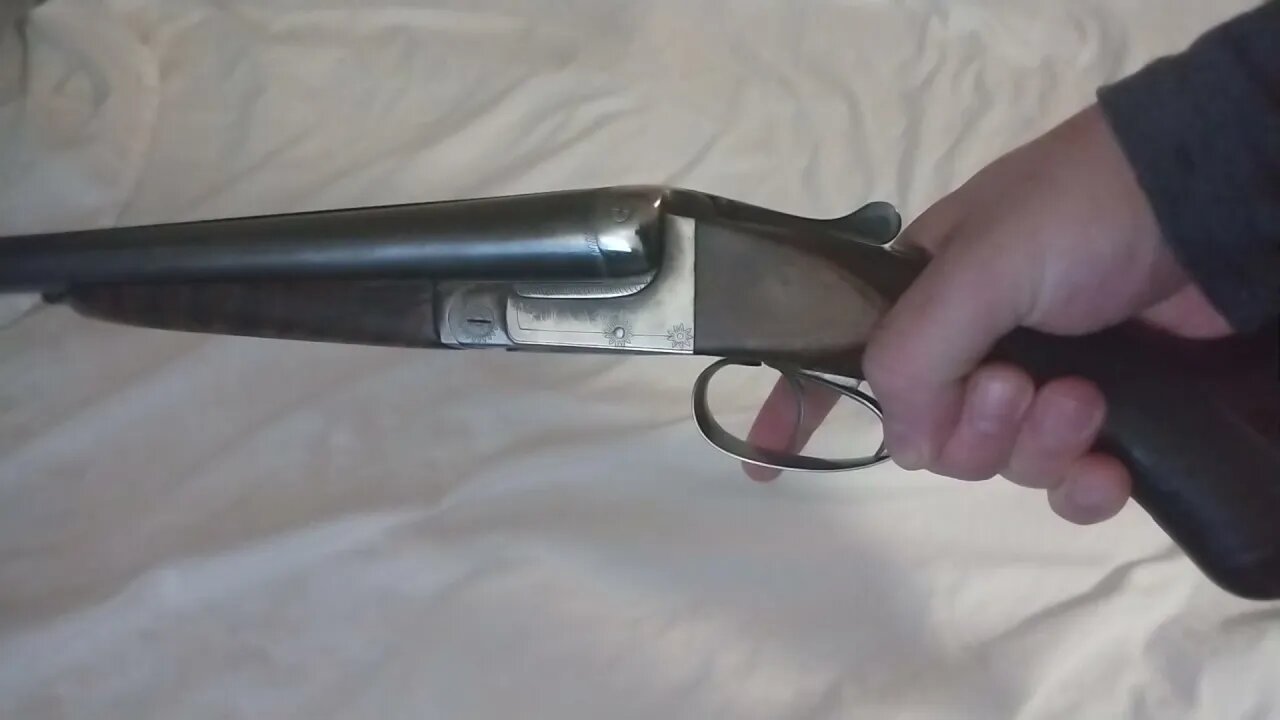 J Saive arms double barrel 12 gauge shotgun, aka the cheapest double barrel on GunBroker.