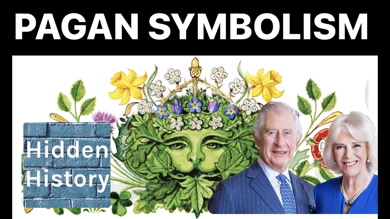 Pagan Green Man appears on invitation to King Charles III Coronation