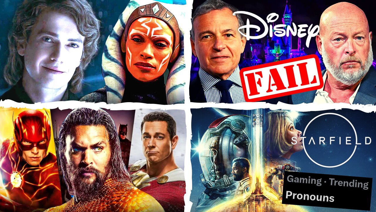 Disney Is A DISASTER, DC Is GIVING UP On Aquaman 2, Star Wars Goes ALL IN On Ahsoka