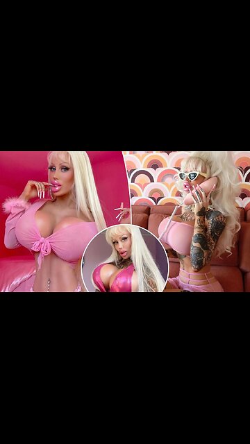Woman who spent $200,000 to become Barbie 'removes' tattoos