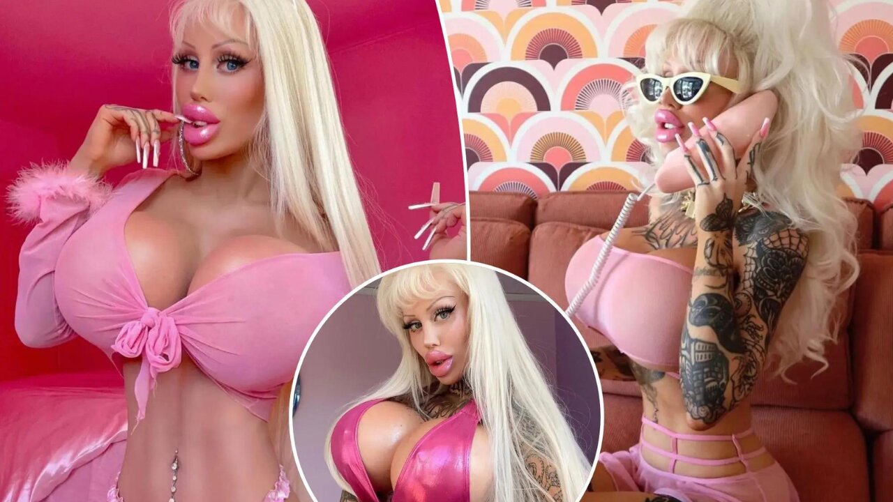 Woman who spent $200,000 to become Barbie 'removes' tattoos