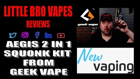 AEGIS 2 IN 1 SQUONK KIT FROM GEEK VAPE