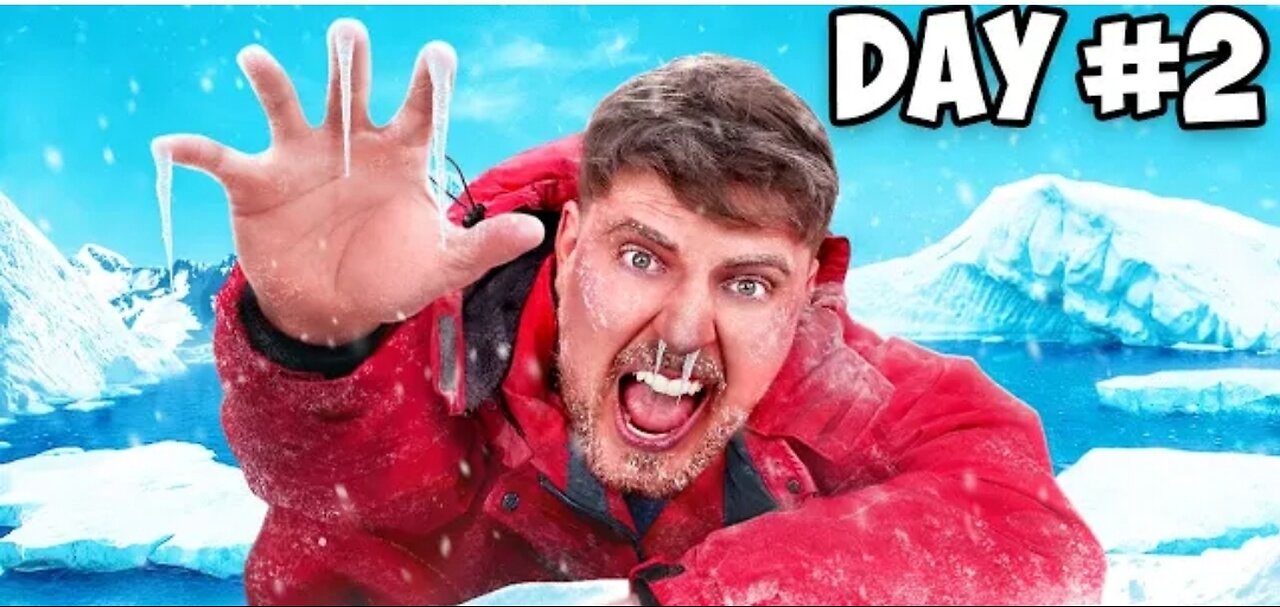 I Survived 50 Hours In Antarctica mrbeast #mrbeast