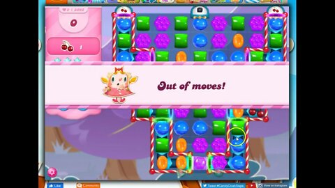 Candy Crush Level 3692 Talkthrough, 15 Moves 0 Boosters