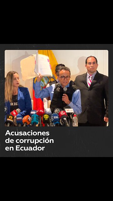 Candidato presidencial ecuatoriano acusa de corrupción a uno de sus rivales políticos
