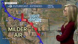 More snow expected Friday before warmup