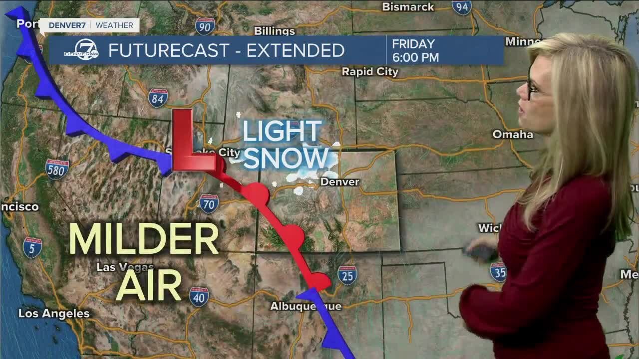 More snow expected Friday before warmup