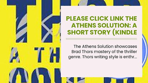 Please click link The Athens Solution: A Short Story (Kindle Single) (The Scot Harvath Series)