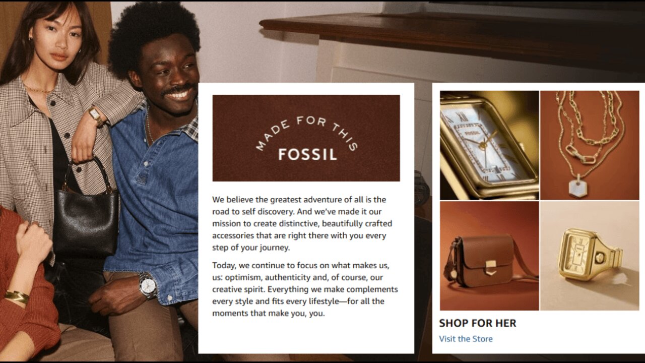 Fossil Minimalist Men's Watch with Leather