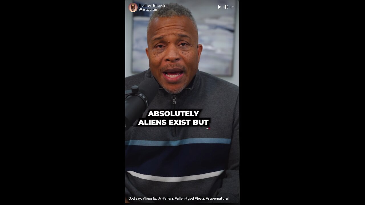 GOD SAYS ALIENS EXIST.