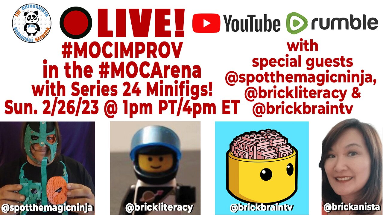 LEGO #MOCImprov in the #MOCArena - Series 24 Minifig Edition