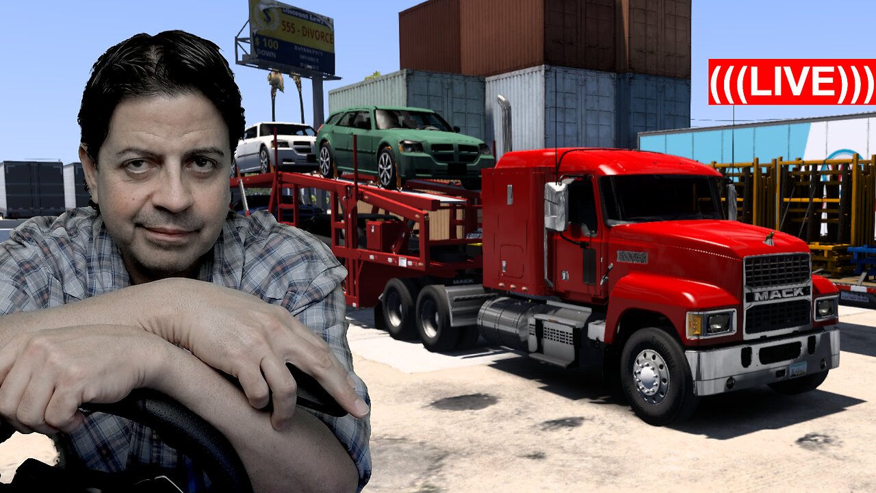 Bajo la luna en Roswell (New Mexico) _ American Truck Simulator