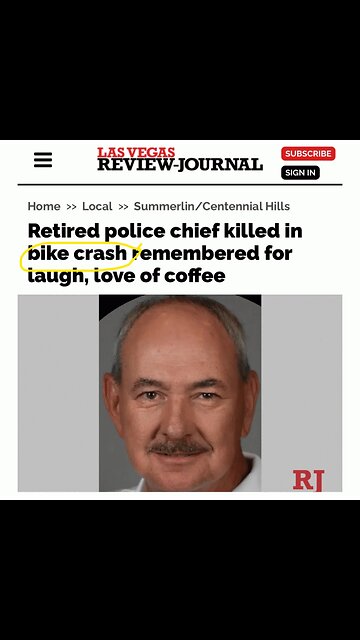 las vegas review journal on BIKE CRASH as 2 blacks steal car & intentionally mow down white cyclist