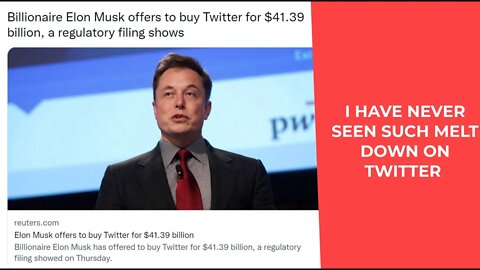 Elon Musk Offers to Buy Twitter for $41 Bn