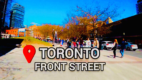 Beautiful city 🏙 in Canada 🇨🇦 TORONTO FRONT STREEL