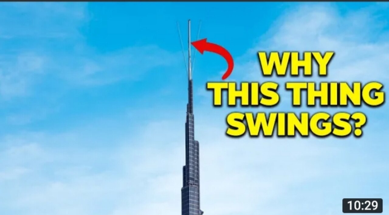 Why Top of Burj Khalifah Swings ? | Engineering Secrets of Burj Khalifah....ZaHiDMuGhaL32862