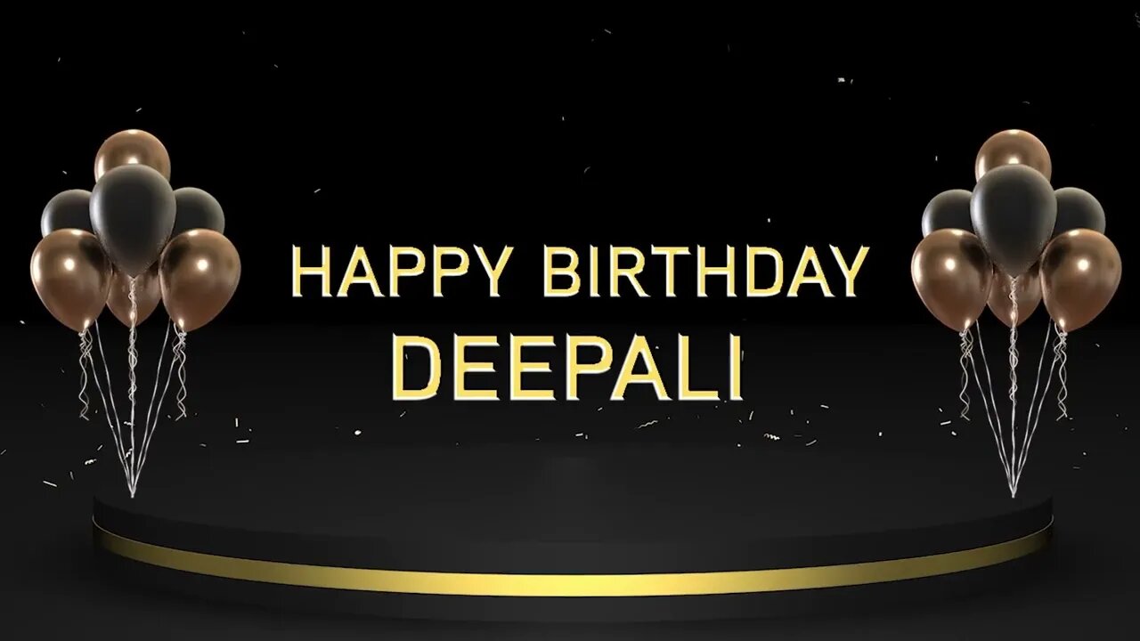 Wish you a very Happy Birthday Deepali