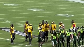 San Antonio Brahmas offensive drive @ Orlando Guardians