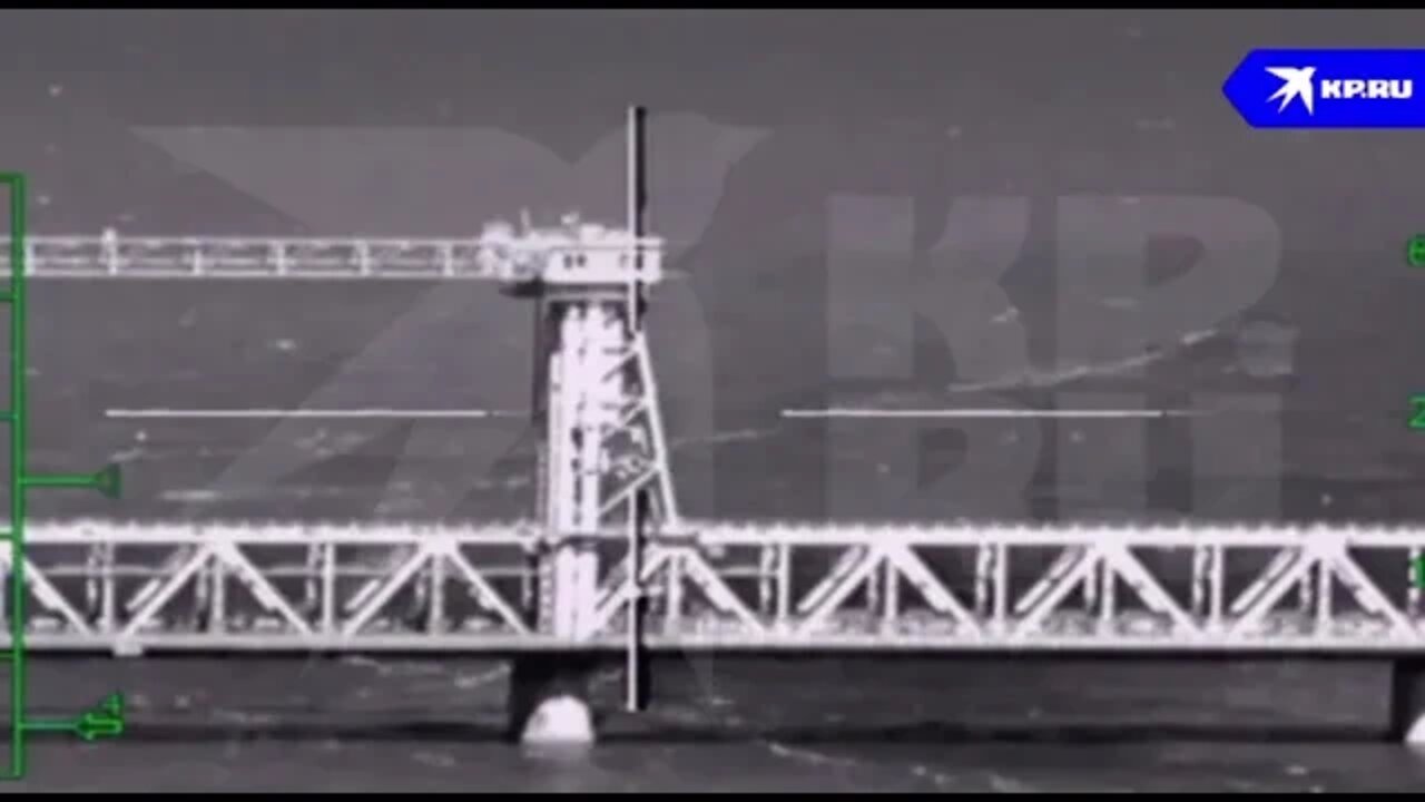 Russian Cruise Missile Strike A Bridge In Zatoka Being Used To Move Ukrainian Military Supplies