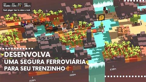 Unrailed! - Embarque por uma Jornada de Construção Desenvolvendo uma Ferroviária para seu Trem