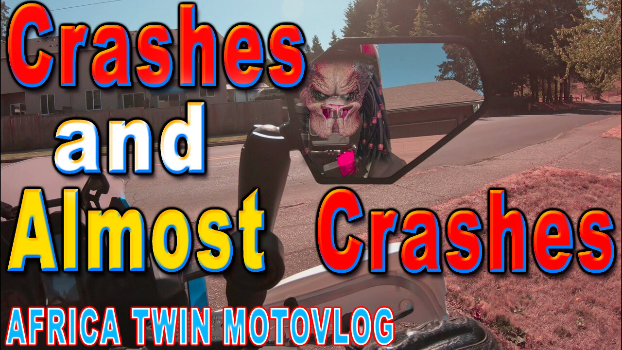 Crashes And Almost Crashes - part 1 - Africa Twin motovlog - PNW