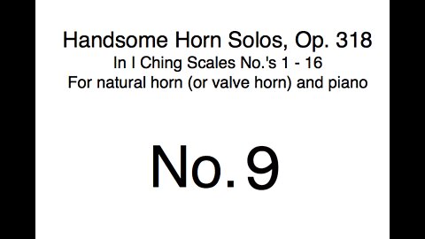 Richard Burdick's Handsome Horn Solos No. 9, Op. 318 No. 9 for horn & piano