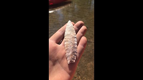 Central Illinois Agate Basin artifact