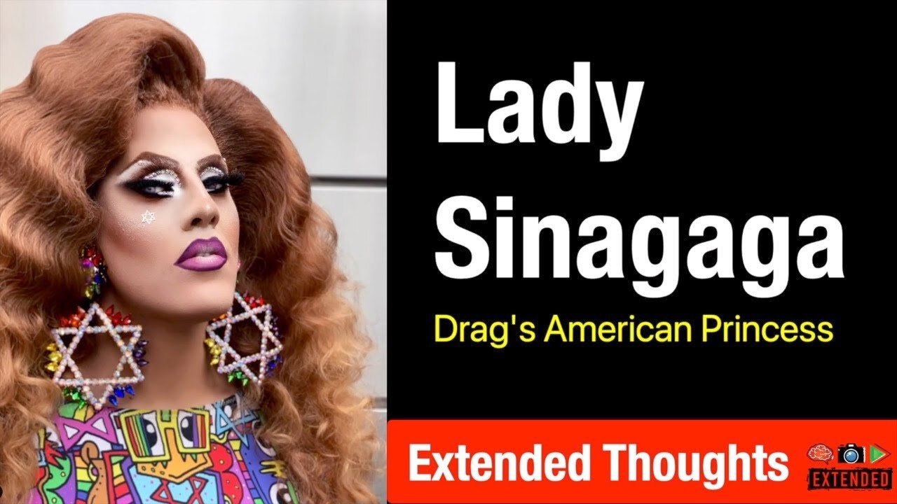 LADY SIN-A-GAGA DRAGS AMERICAN PRINCESS