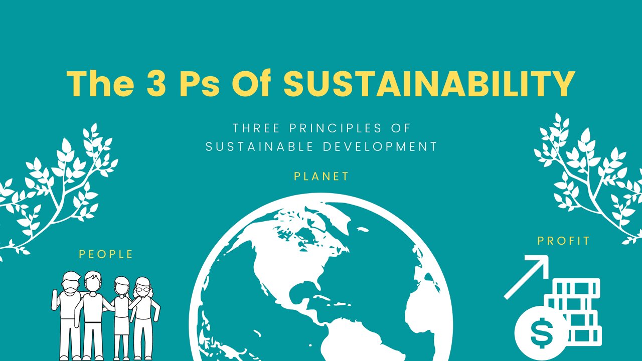 3 Ps Of SUSTAINABILITY: The Three Principles Of Sustainable Development