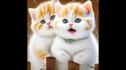 Cute kittens and funny cute cats