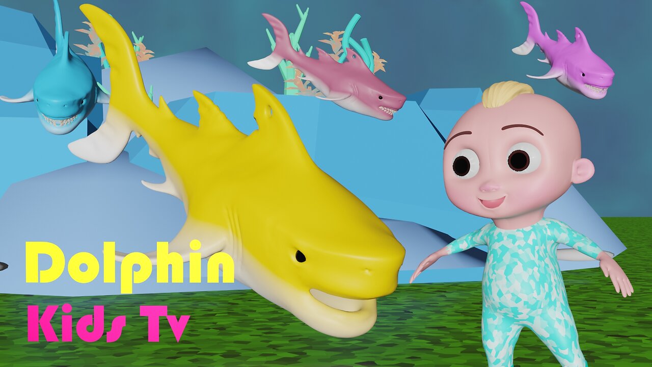 Baby Shark doo doo | Nursery Rhymes & Kids Songs | Dolphin Kids Tv