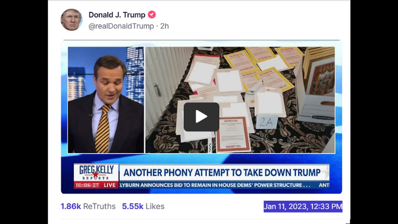 DJT TS post Jan 11, 2023, 12:33 PM