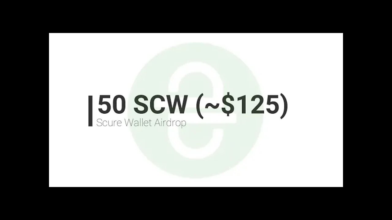 Finalizado - Airdrop - Aplicativo - Scure Wallet - $125 doletas formulário até dia 31/01/21