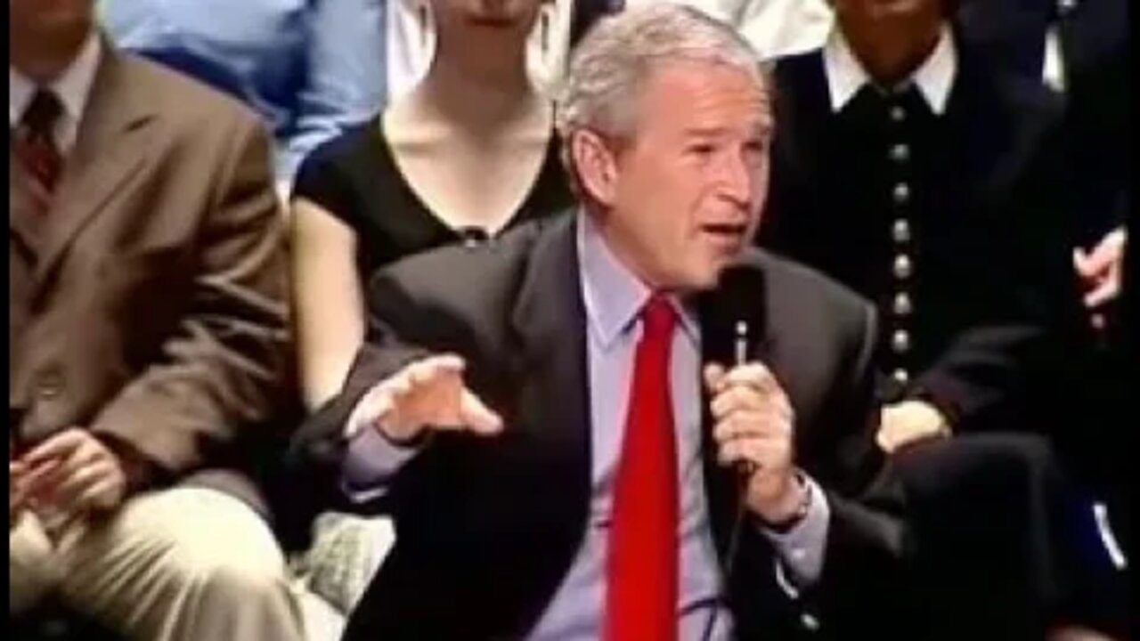 U.S. President George Bush describes how Jesuit political theater works (May 24, 2005)