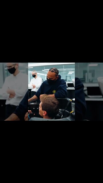 HAMILTON E RUSSEL JUNTOS NA FÁBRICA DA MERCEDES #Shorts