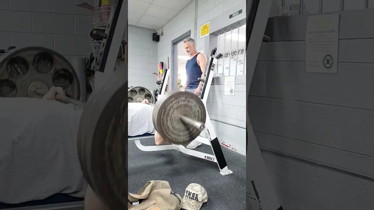 315lbs for reps, see full video 📹 for all 8, Crazy 🤪 old man