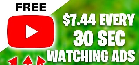 Earn $7.44 Every 30 Seconds WATCHING ADS (Make Money Online)