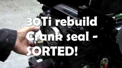 300Tdi engine rebuild Crank seal now worked out