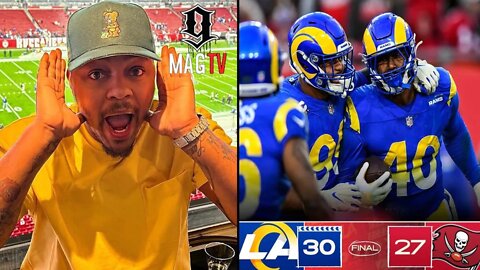 Bow Wow Loses His Voice Cheering For The Rams Win Over The Bucs! 🏈