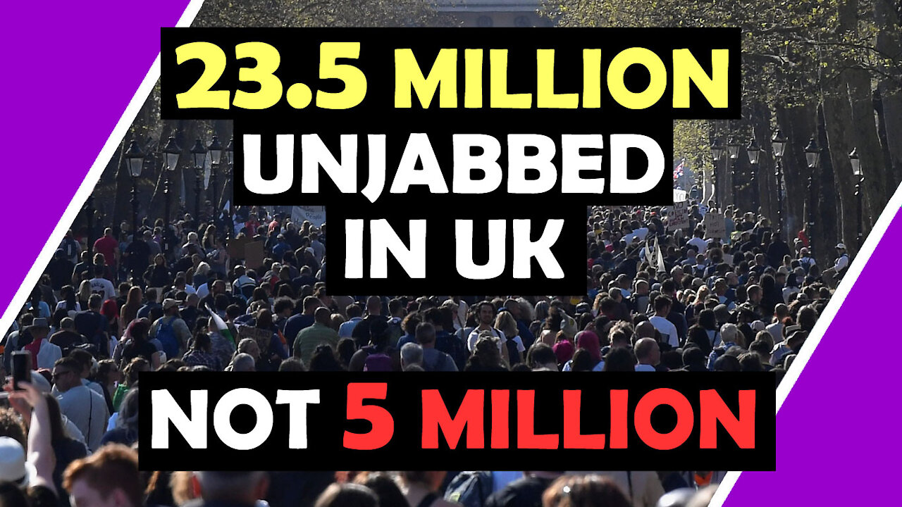 23 Million UK UNJABBED, Not 5 Million #FAKEBRITAIN / Hugo Talks #lockdown