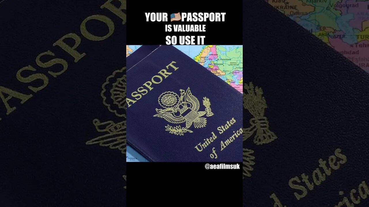 Your 🇺🇸Passport is Valuable. SO USE IT! #america #passport #travel #migration #migrants #nigeria