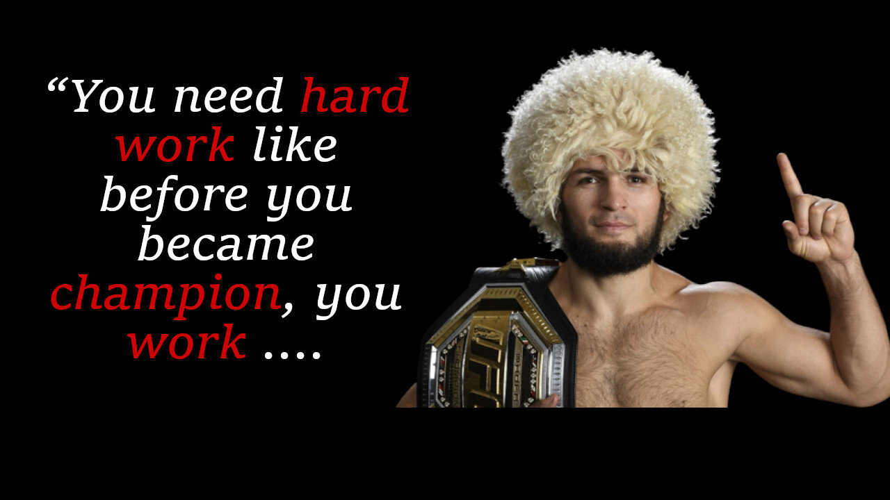 LISTEN TO KHABIB NURMAGAMEDOV
