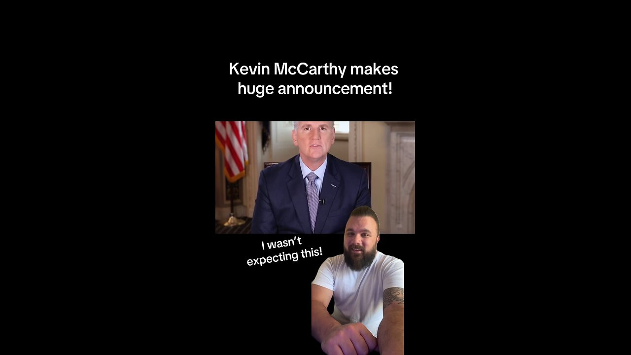 Kevin McCarthy announces his retirement