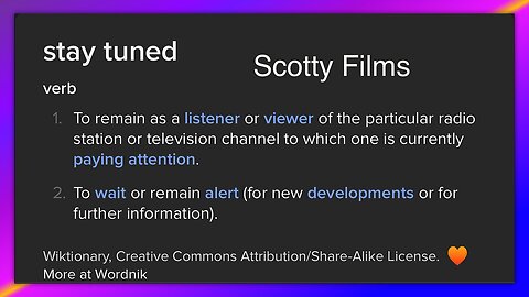 SCOTTY FILMS STAY TUNED - BY SCOTTY FILMS 💯🎯💥🔥🔥🔥🙏✝️🙏